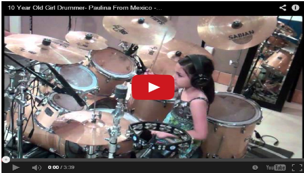 WOW !! Must Watch !! 10 Year Old Girl Drummer