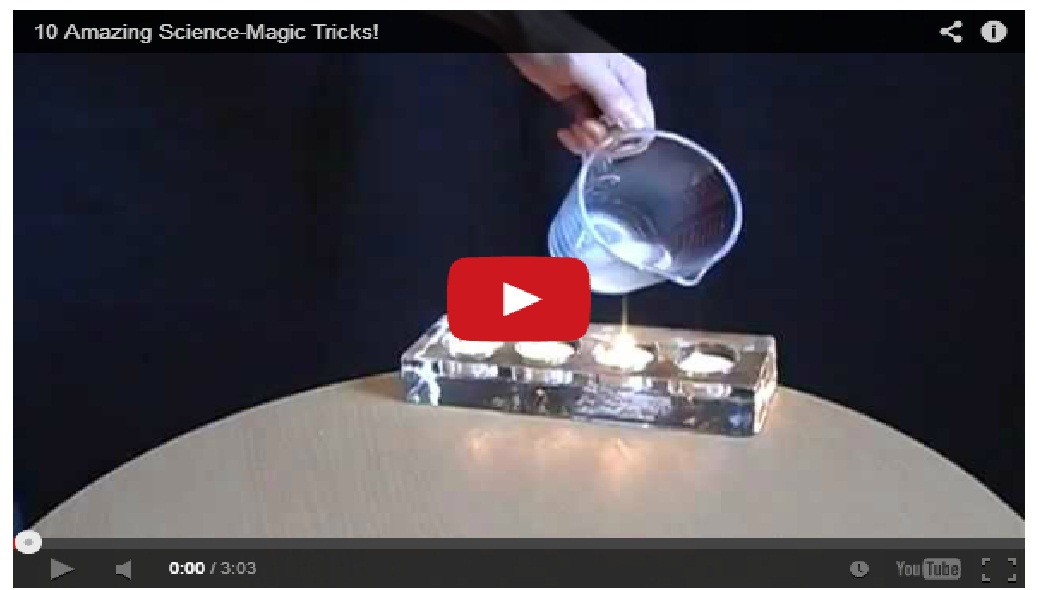 Amazing !! 10 science magic tricks
