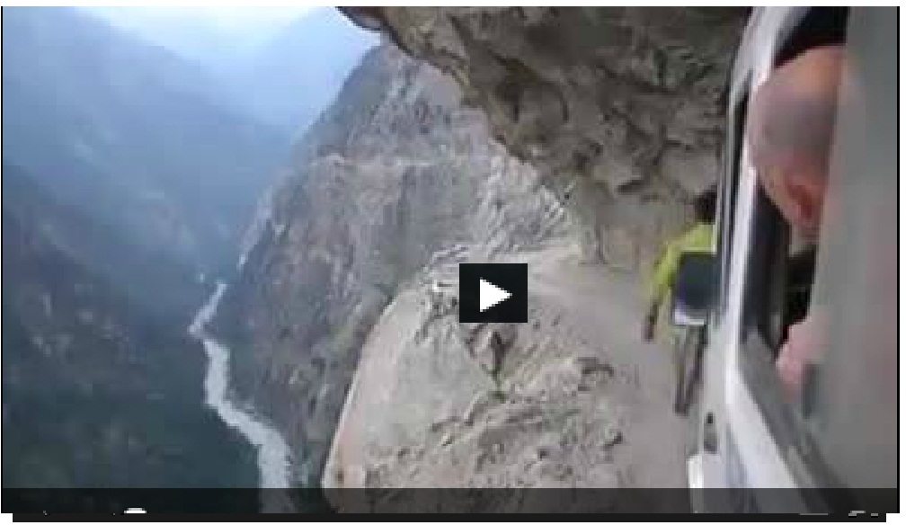 Wow!! One of the most dangerous roads in the world