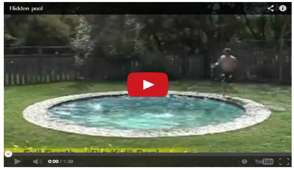 You Might Want To Have This Awesome Hidden Water Pool