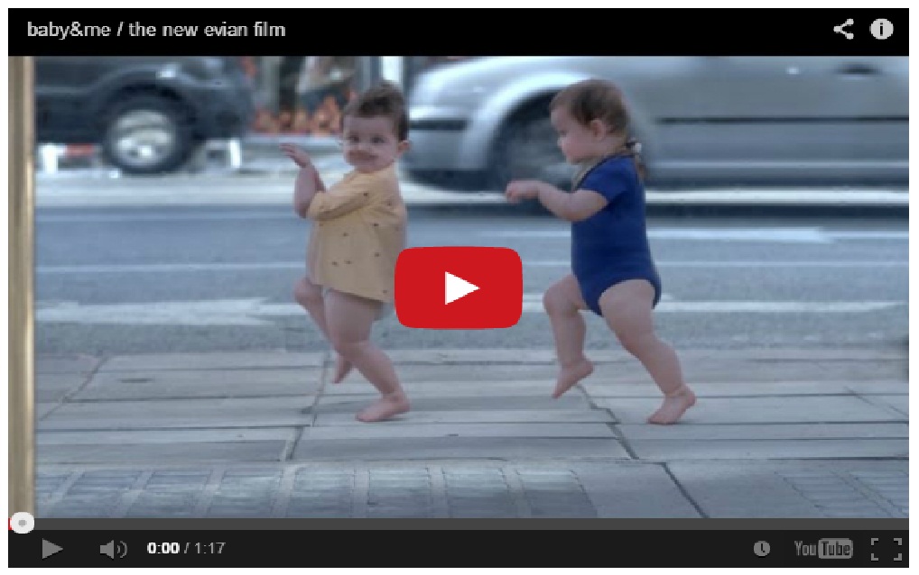 Baby & Me … The new Evian film