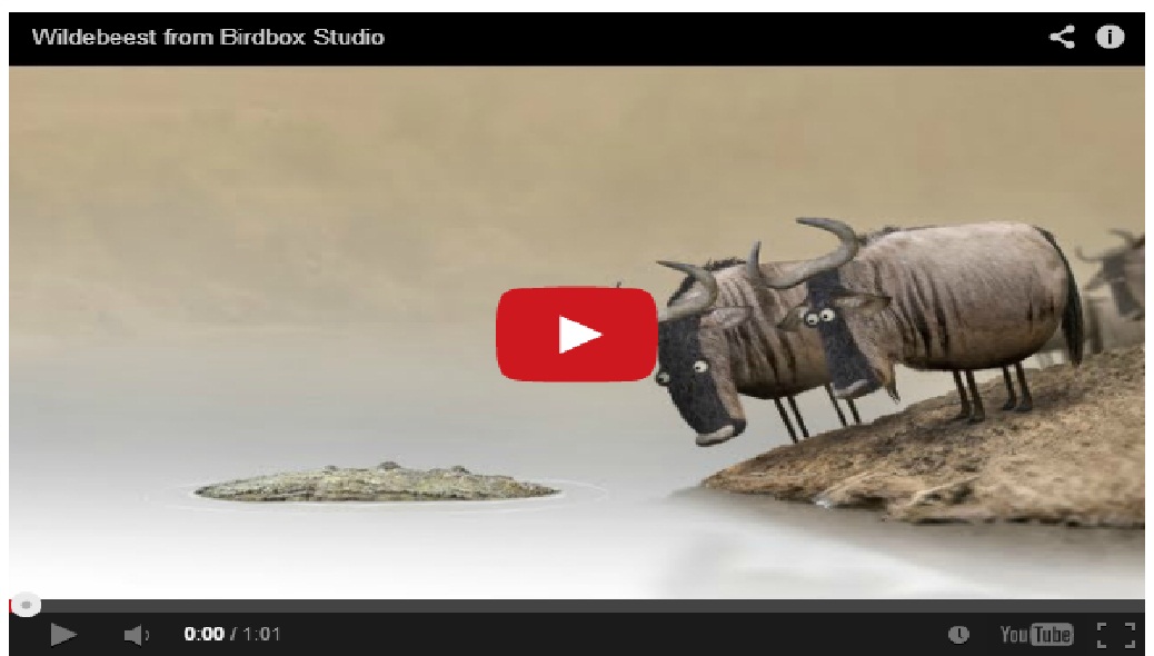 Very Funny !! Wildebeest from Birdbox Studio