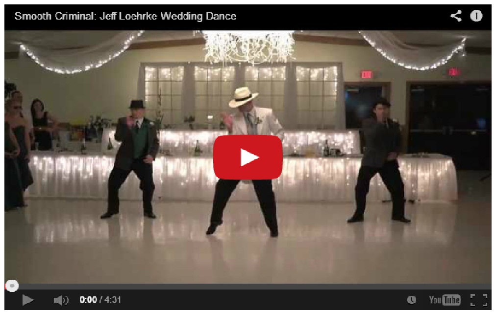 Amazing dance by a groom on his wedding reception