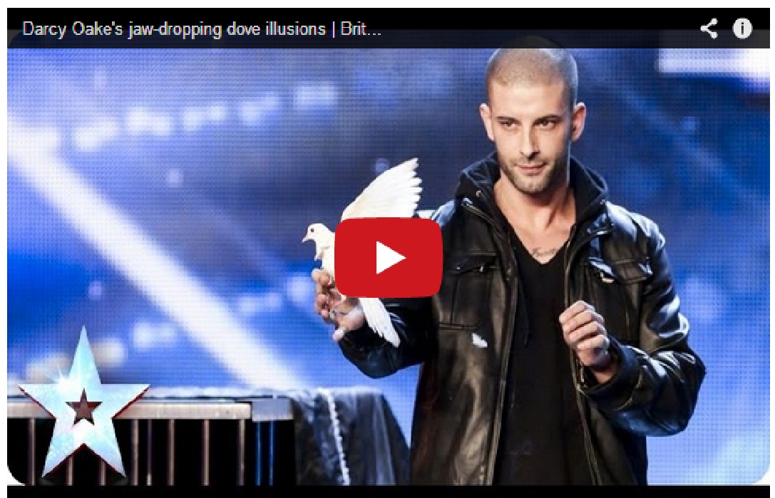 Amazing !! A magician dropping dove illusions – How did he do this ?