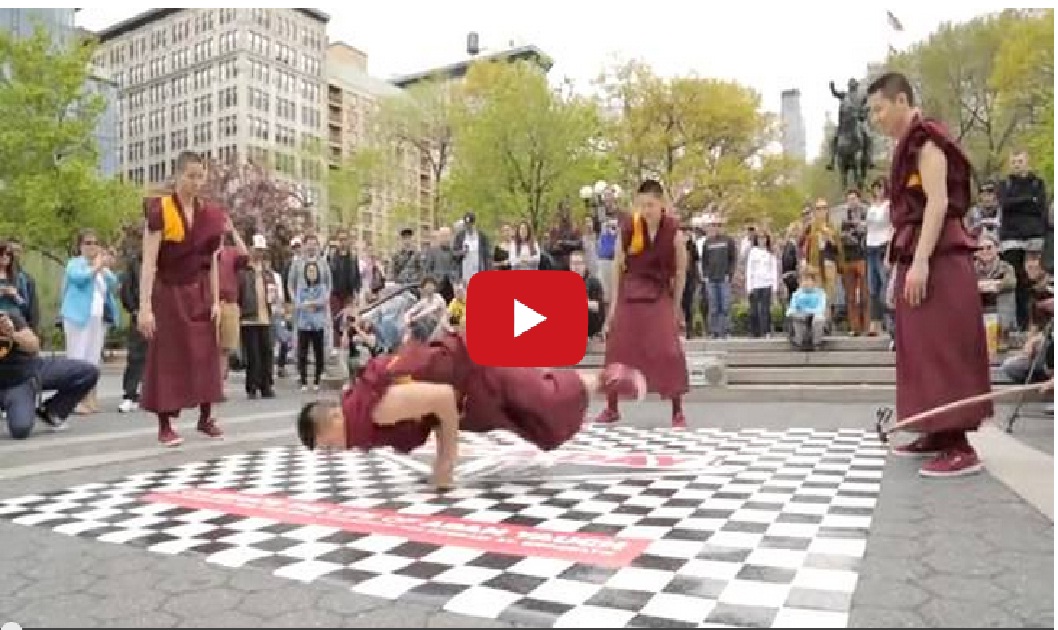 Break dancing Buddhist Monks – Who Gonna Believe This!
