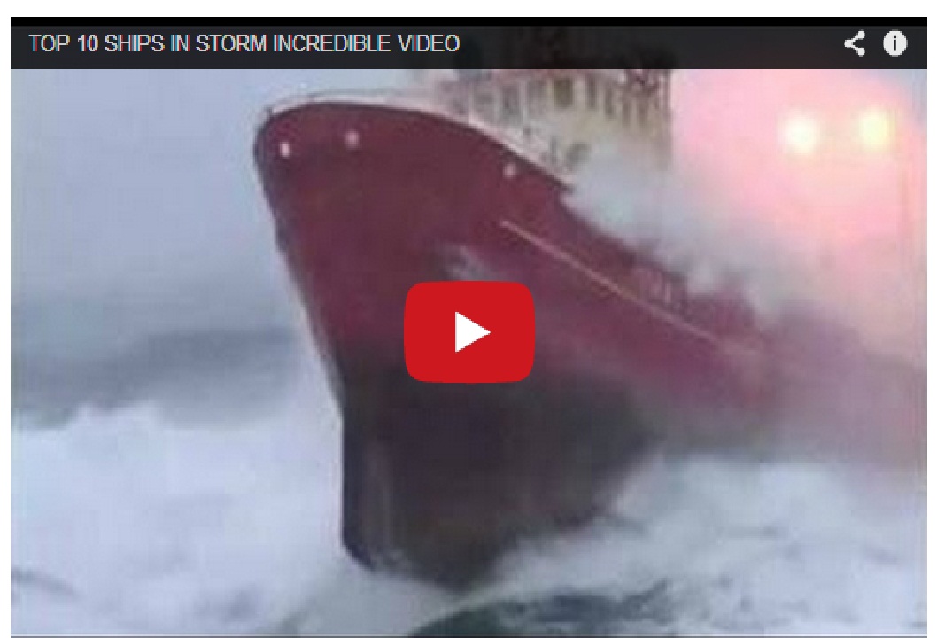 OMG Incredible !! Ships surviving massive storms