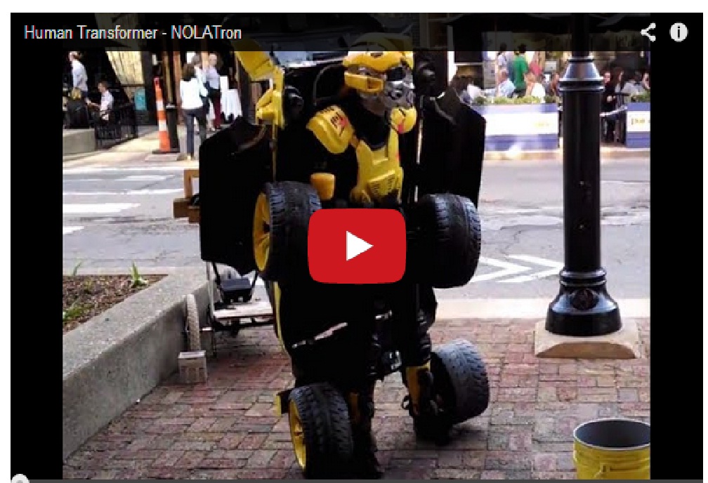 Just Wow !! Real human transformer in Ann Arbor